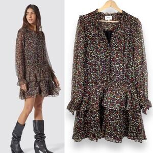 Joie Multicolor Floral Mini Dress